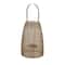 Gold Iron Modern Candle Holder Lantern, 16" x 9" x 9"